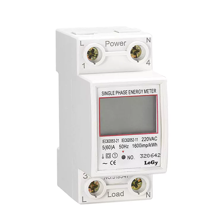 Contatore di energia base su guida DIN