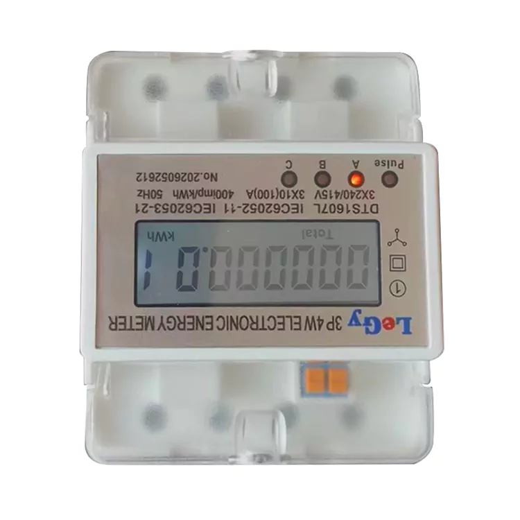 Contatore di energia su guida DIN a connessione diretta