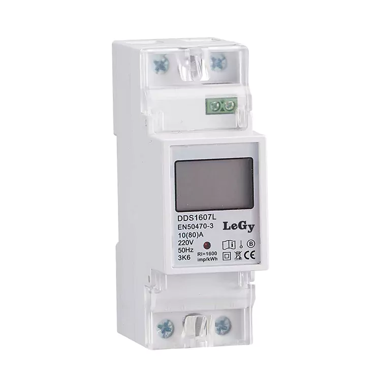 Contatore di energia intelligente su guida DIN monofase RS485